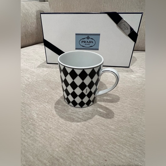 Sold PRADA Checker Board and Stripes brand new in box never used! Elevate home. - Picture 8 of 15